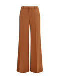 Chloé Women High-Waisted Flared Cotton Pants