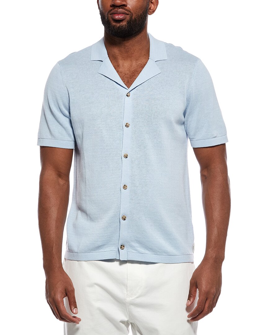 Onia Linen-Blend Camp Shirt