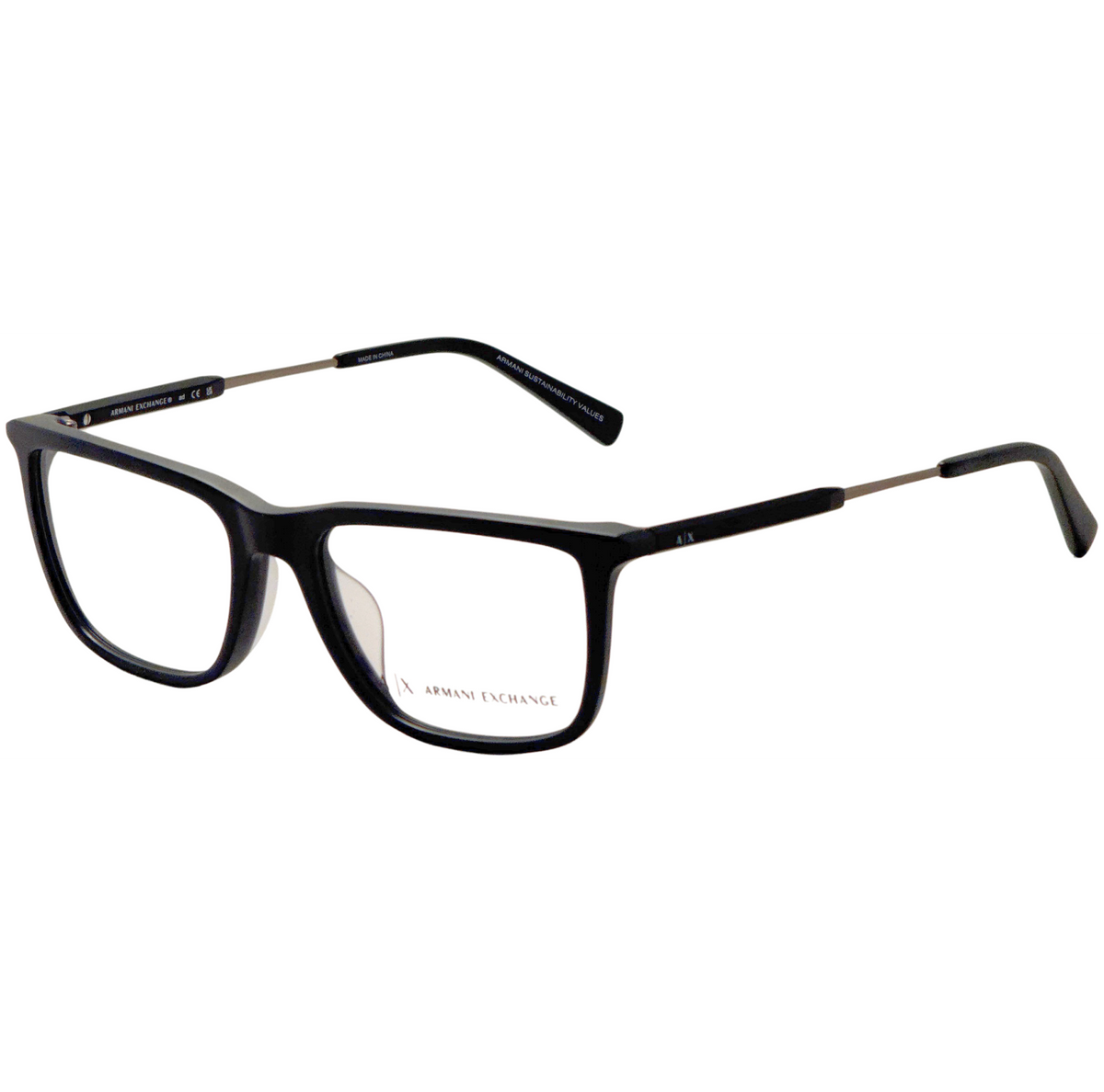 Armani Exchange Men's 54 mm Blue Opticals