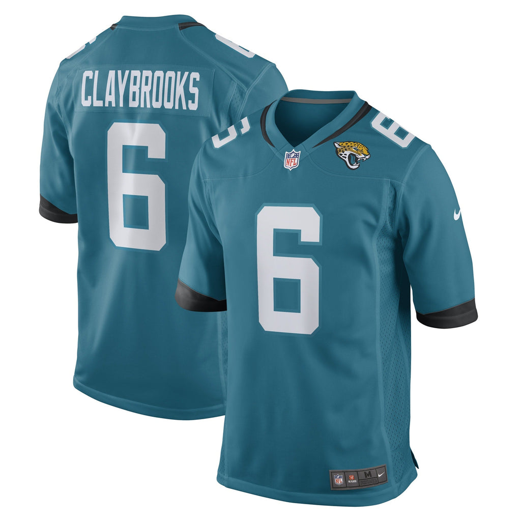 Chris Claybrooks Jacksonville Jaguars Nike Game   Jersey - Teal