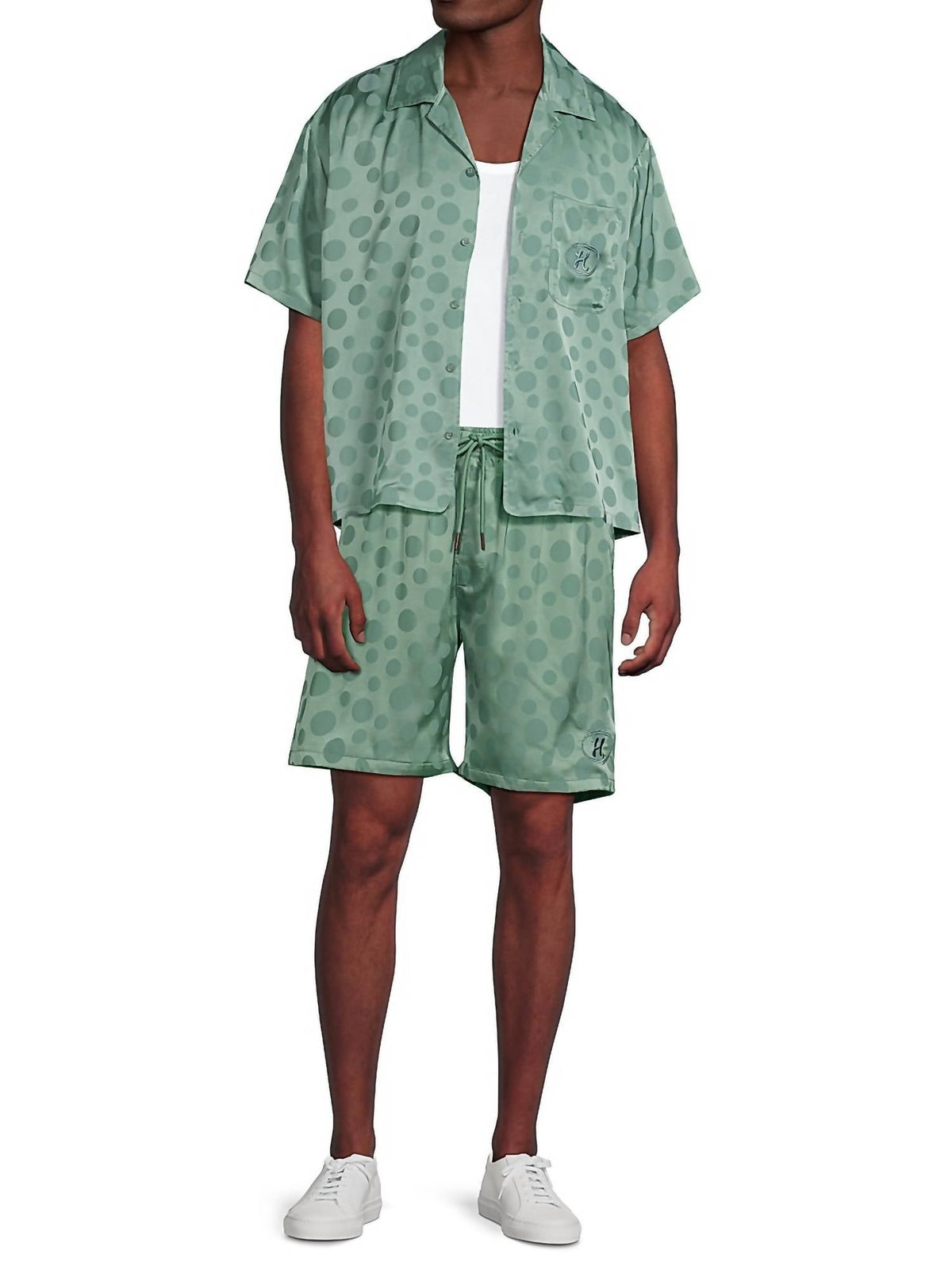 Polka Dot Short In Green