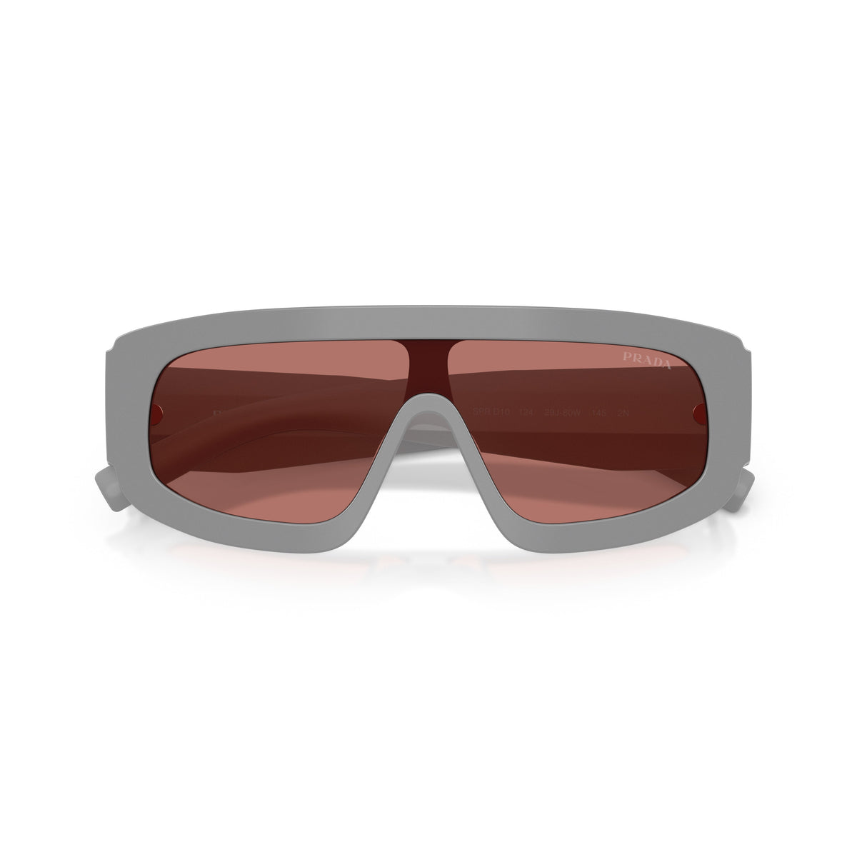 Oversized Rectangular Frame Sunglasses With Triangular Logo Detail