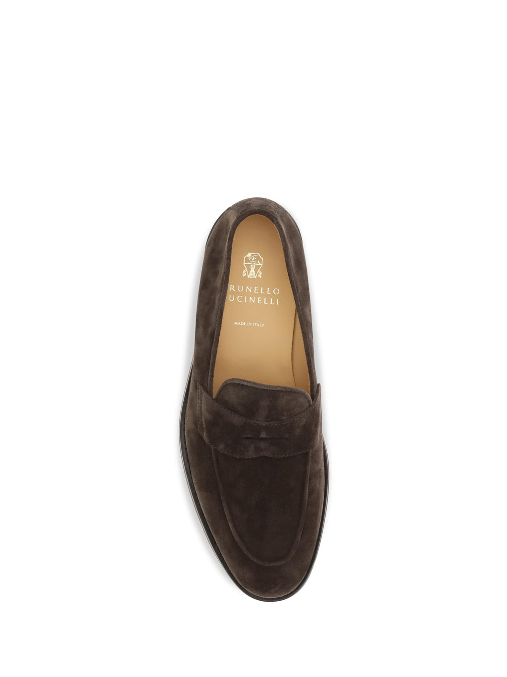 Brunello Cucinelli Men Suede Leather Loafers