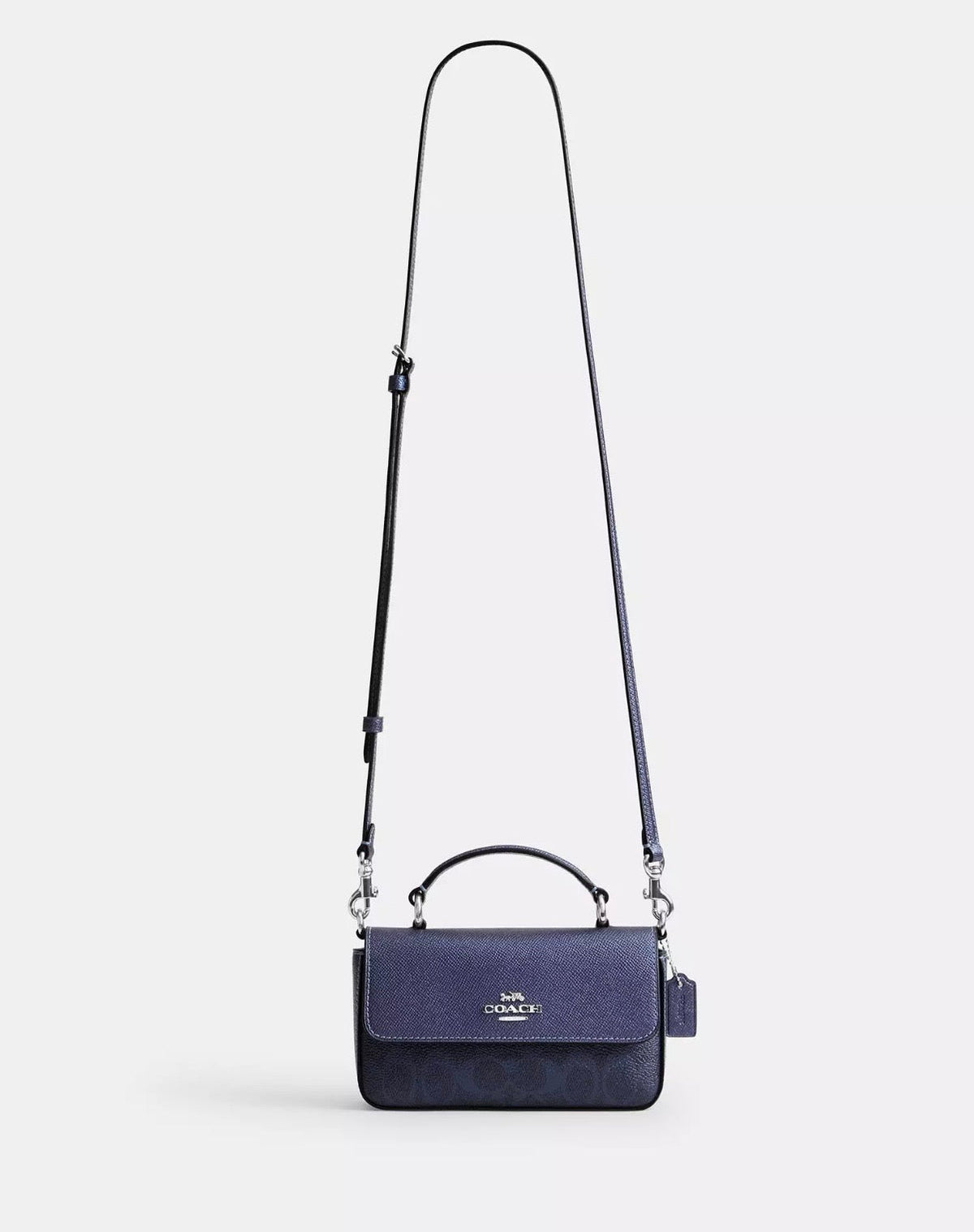 NWT Coach Mini Josie Top Handle Bag In Signature Canvas