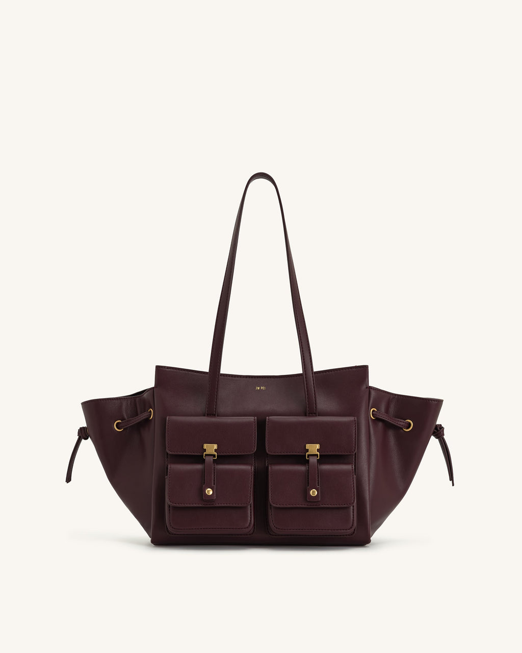 Linda Tote Bag - Deep Burgundy