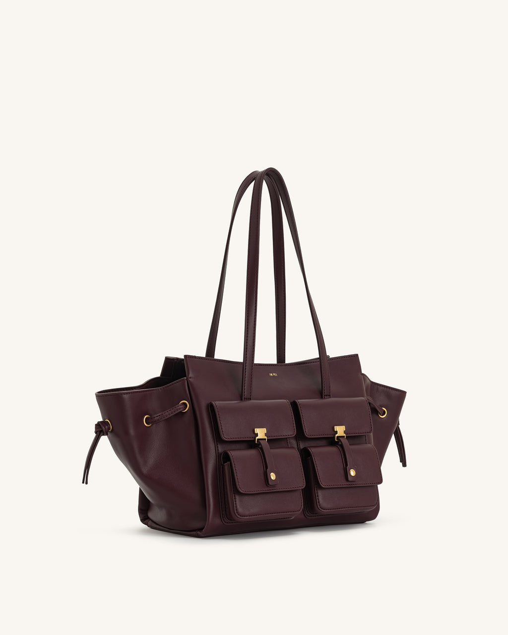Linda Tote Bag - Deep Burgundy