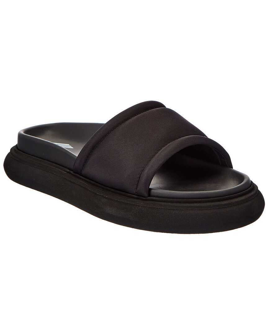 The Attico Padded Satin Platform Sandal