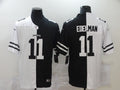 Men's New England Patriots Julian Edelman #11 Black/White Game jersey
