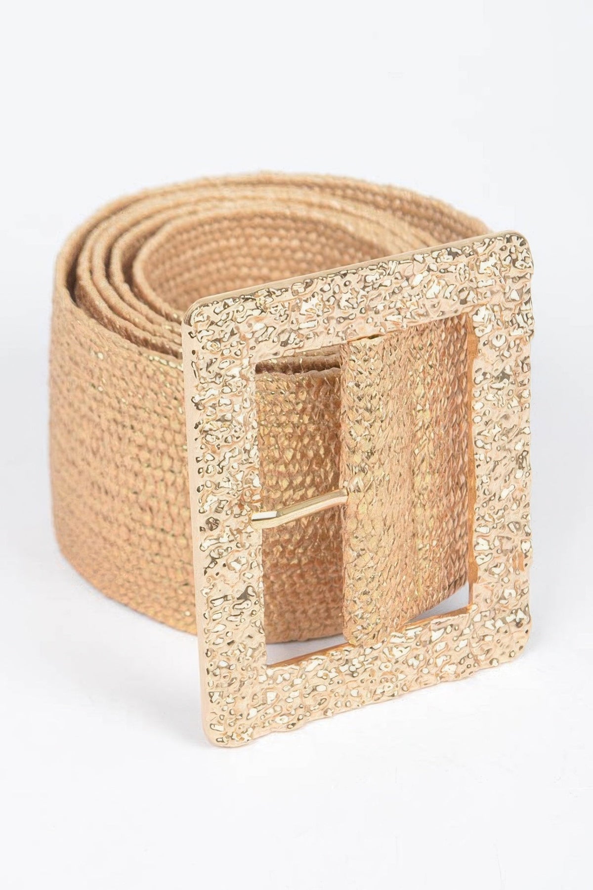 Wide Metal Buckle Plus Size Belt