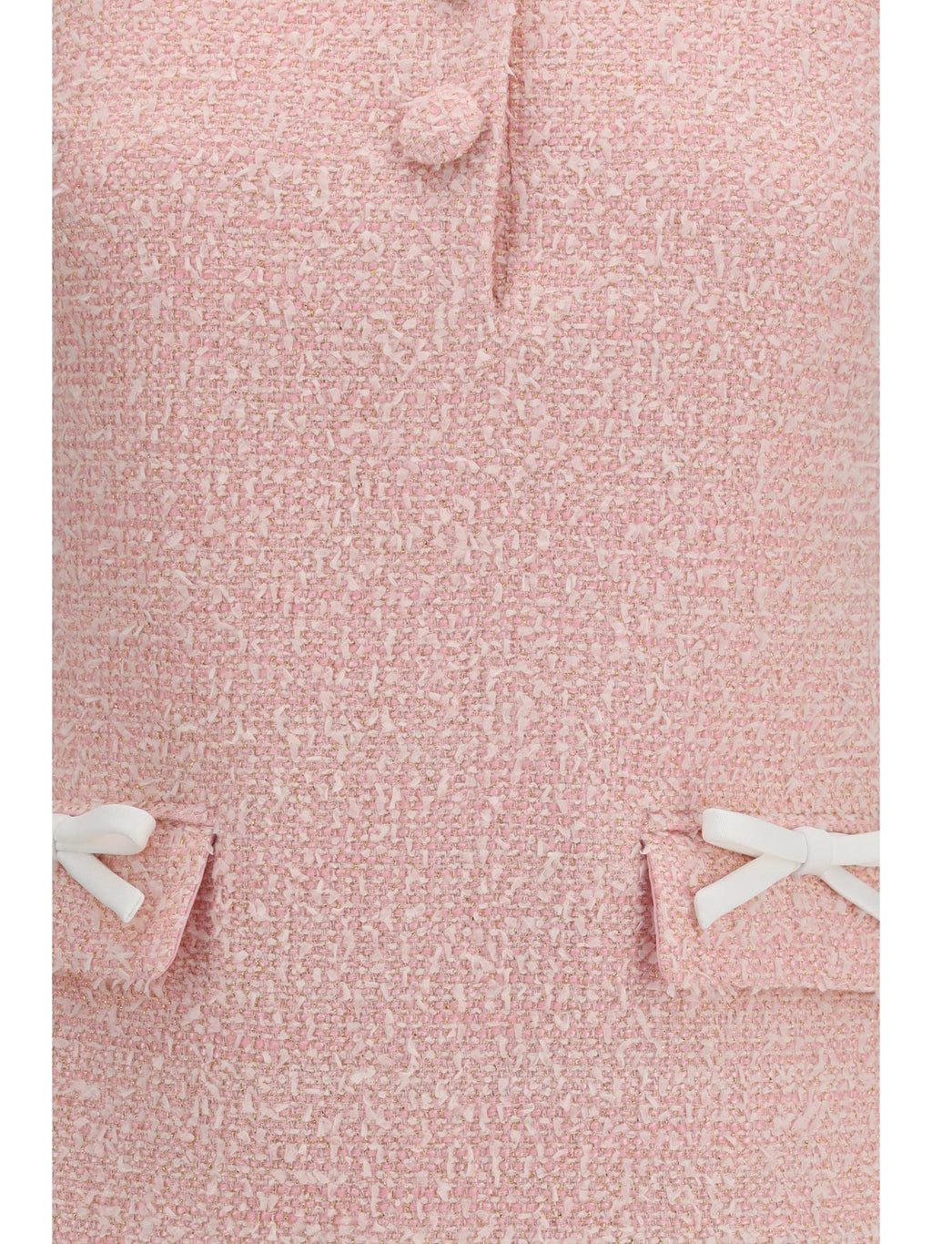Self-Portrait Women Bouclé Mini Dress With Lace Collar