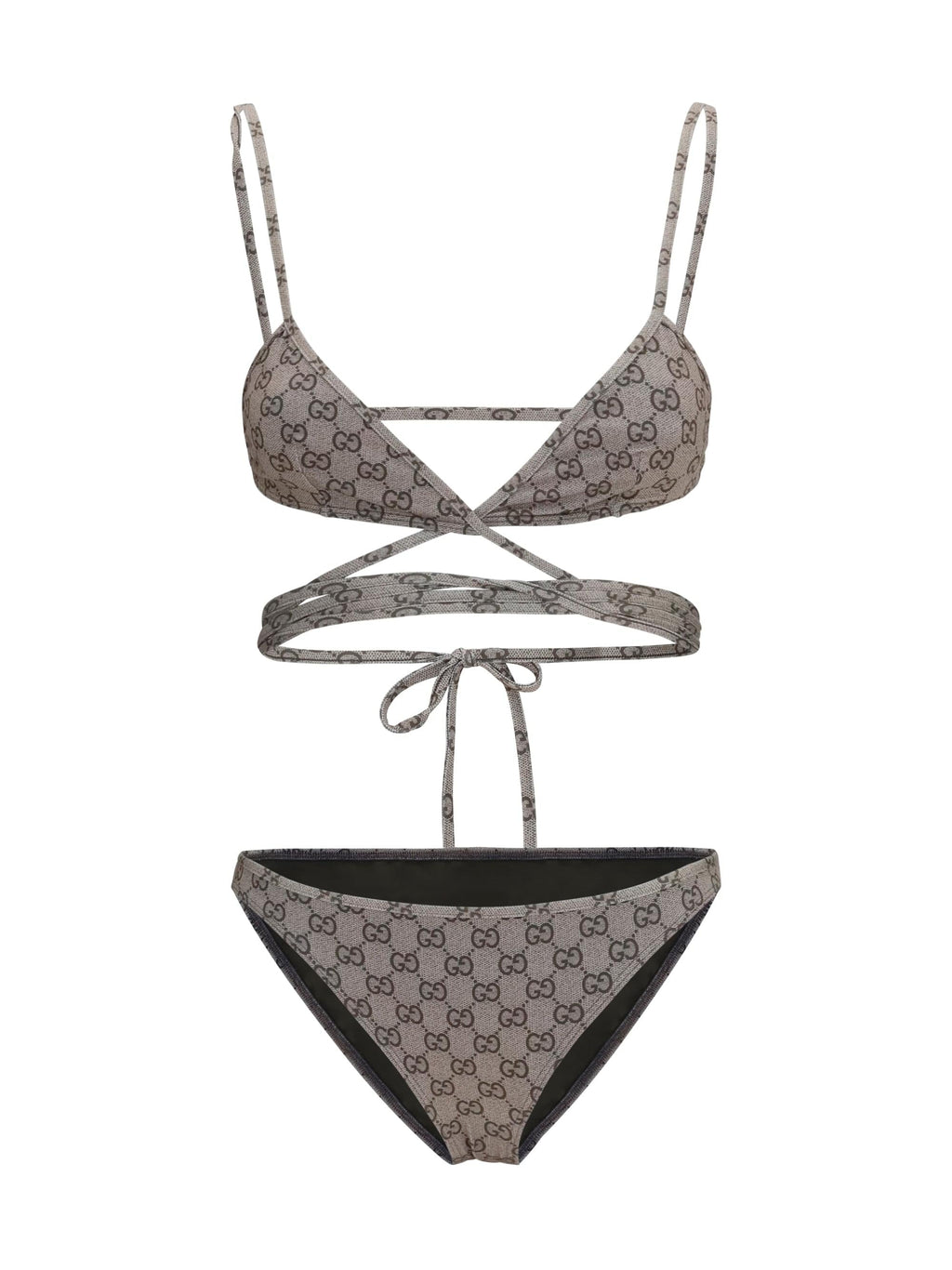 Gucci Women Printed Stretch Jersey Bikini