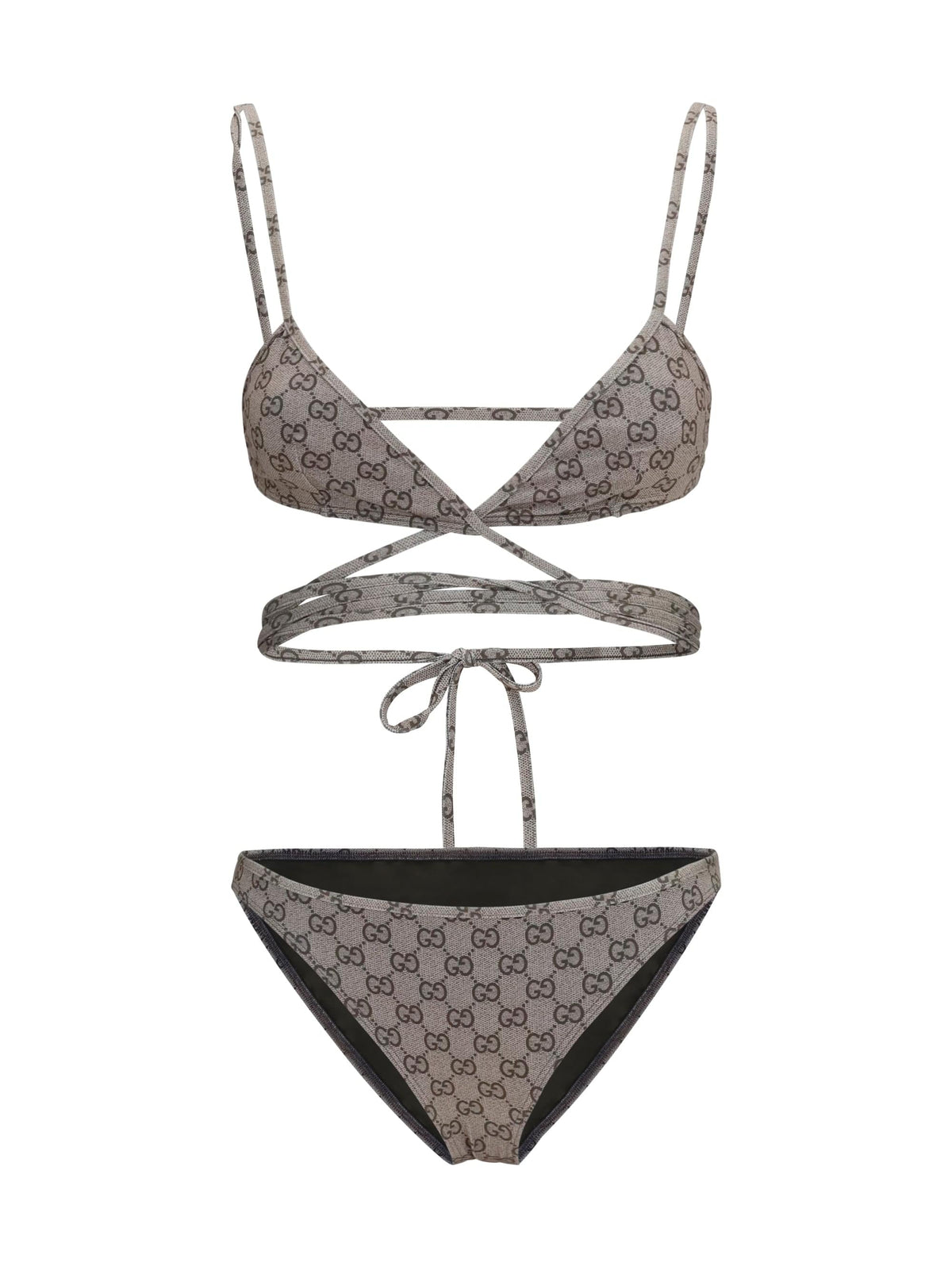 Gucci Women Printed Stretch Jersey Bikini