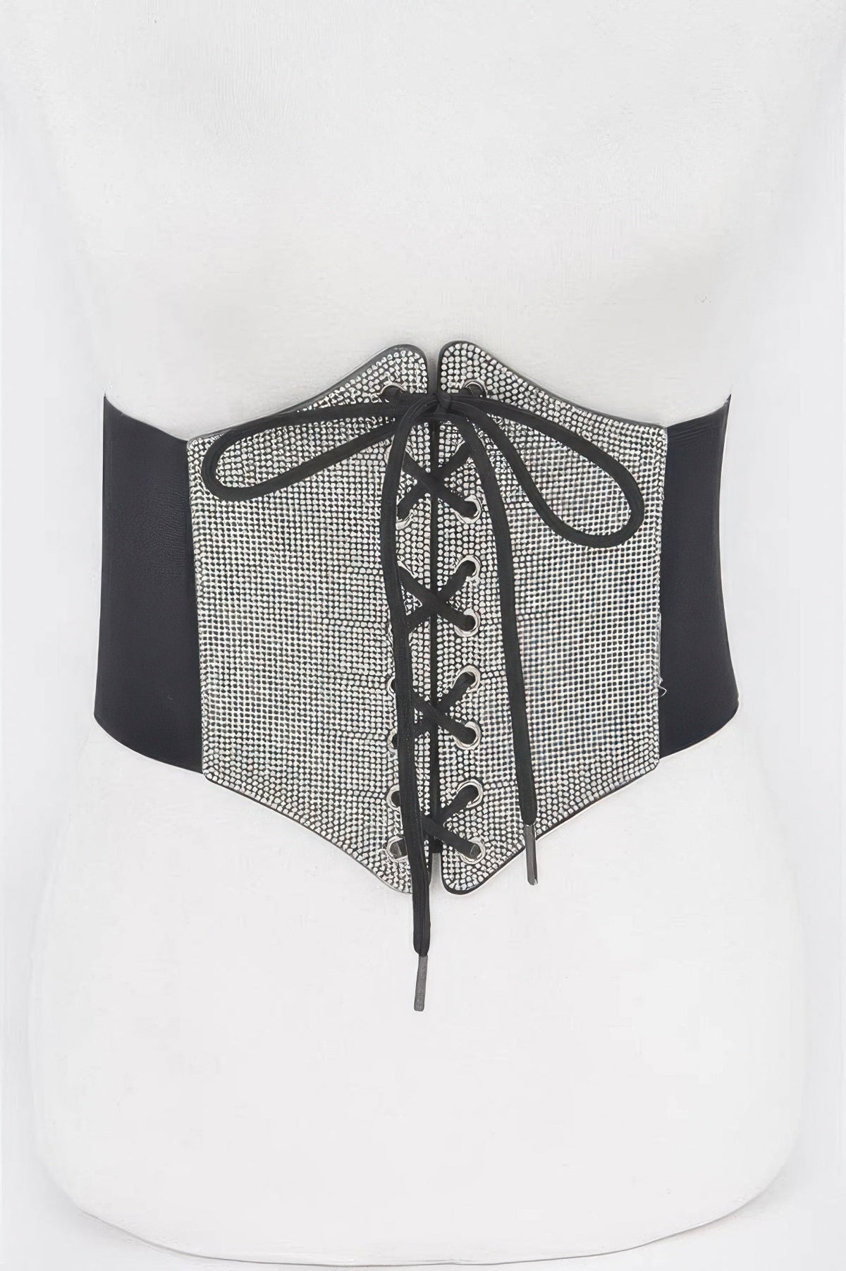 Rhinestone Corset Elastic Belt