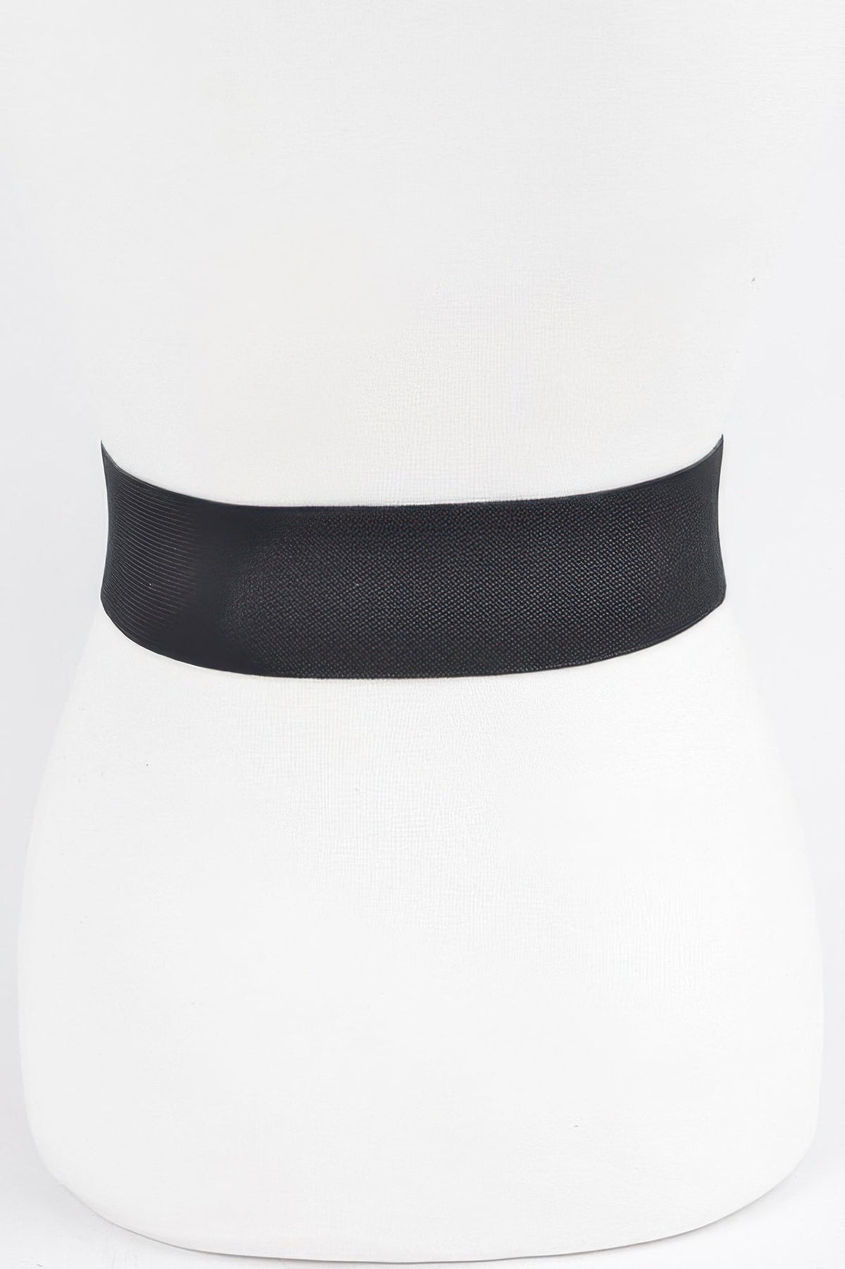 Wide Belt Buckle Plus Size Elastic Belt