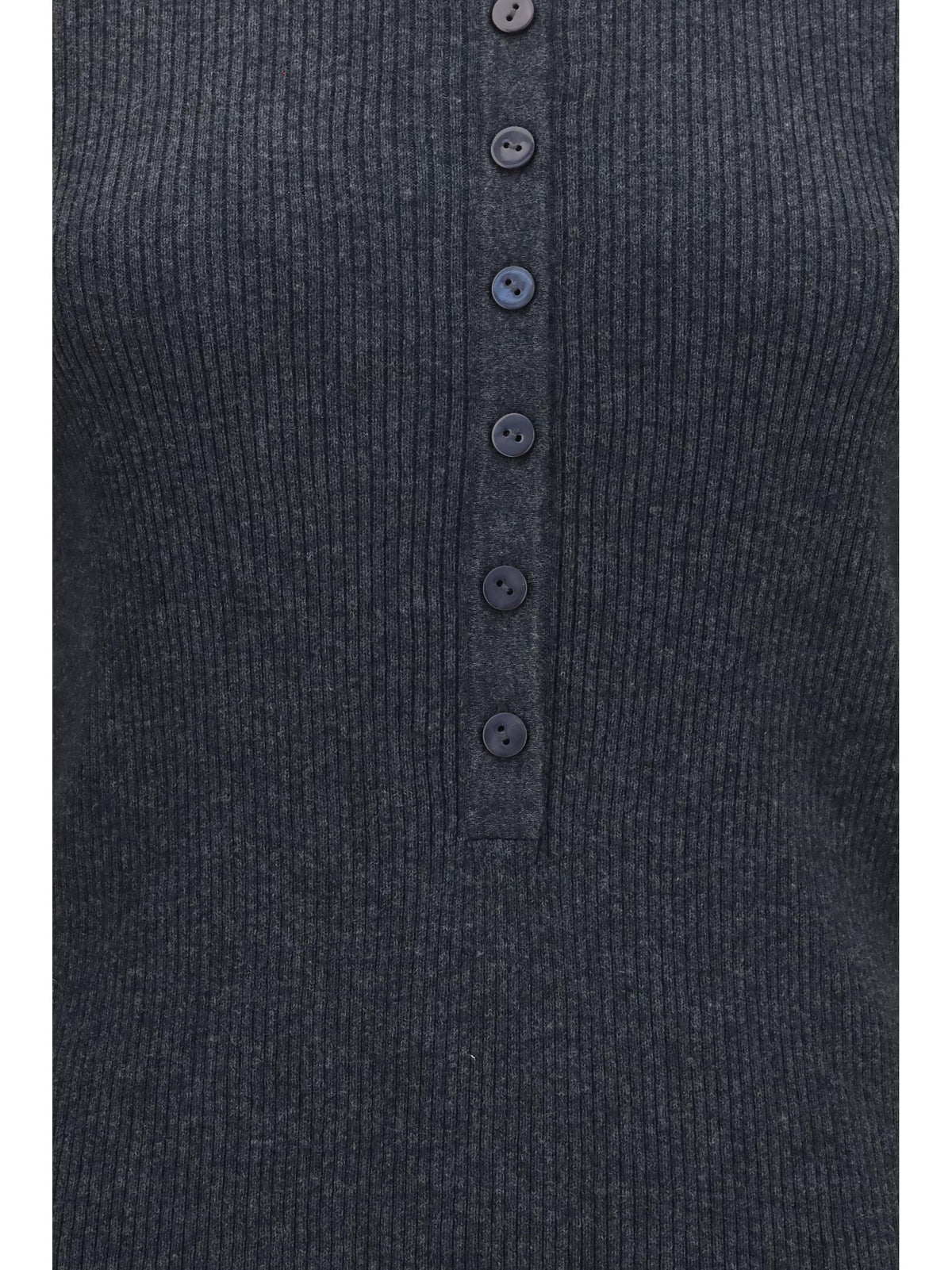 Lisa Yang Women Airi Henley Sweater In Cotton And Cashmere