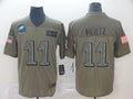 Men's Philadelphia Eagles Carson Wentz #11 Brown Team Game jersey