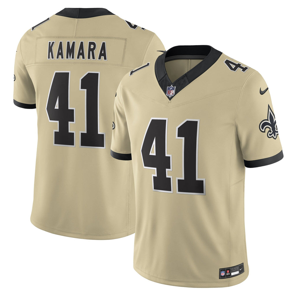 New Orleans Saints Alvin Kamara Gold Alternate Gameday Golds Alternate Vapor F.U.S.E. Limited Jersey