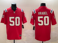 Men's New England Patriots Mike Vrabel #50 Red Retired Player Alternate Game jersey