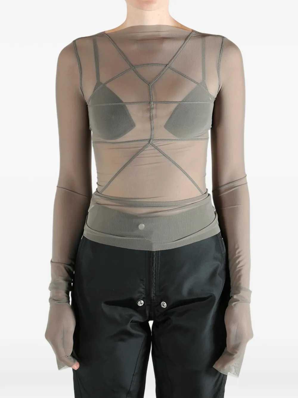 Rick Owens Women Semi-Sheer Top