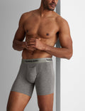 Men's Second Skin Mid-Length Boxer Brief 6"