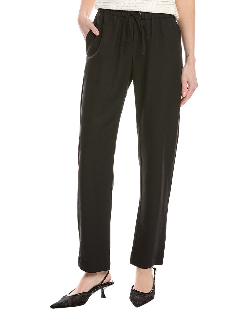 Enza Costa Twill Easy Linen-Blend Pant