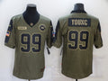 Men's Washington Commanders Chase Young #99 Brown Game jersey