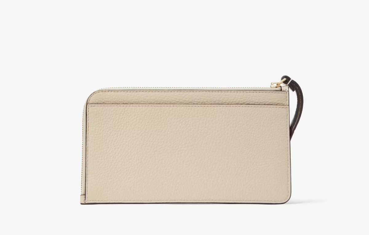 NWT Kate Spade Lucy Colorblock Leather Medium L-Zip Wristlet KE575
