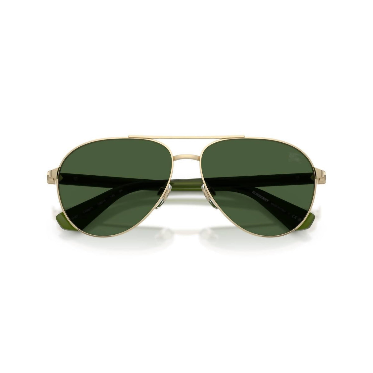 Men's Pilot Sunglasses In Light Gold