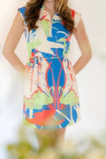 Leigh Dress In Royal Arcadia