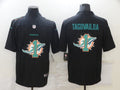 Men's Miami Dolphins Tua Tagovailoa #1 Black Authentic Game jersey