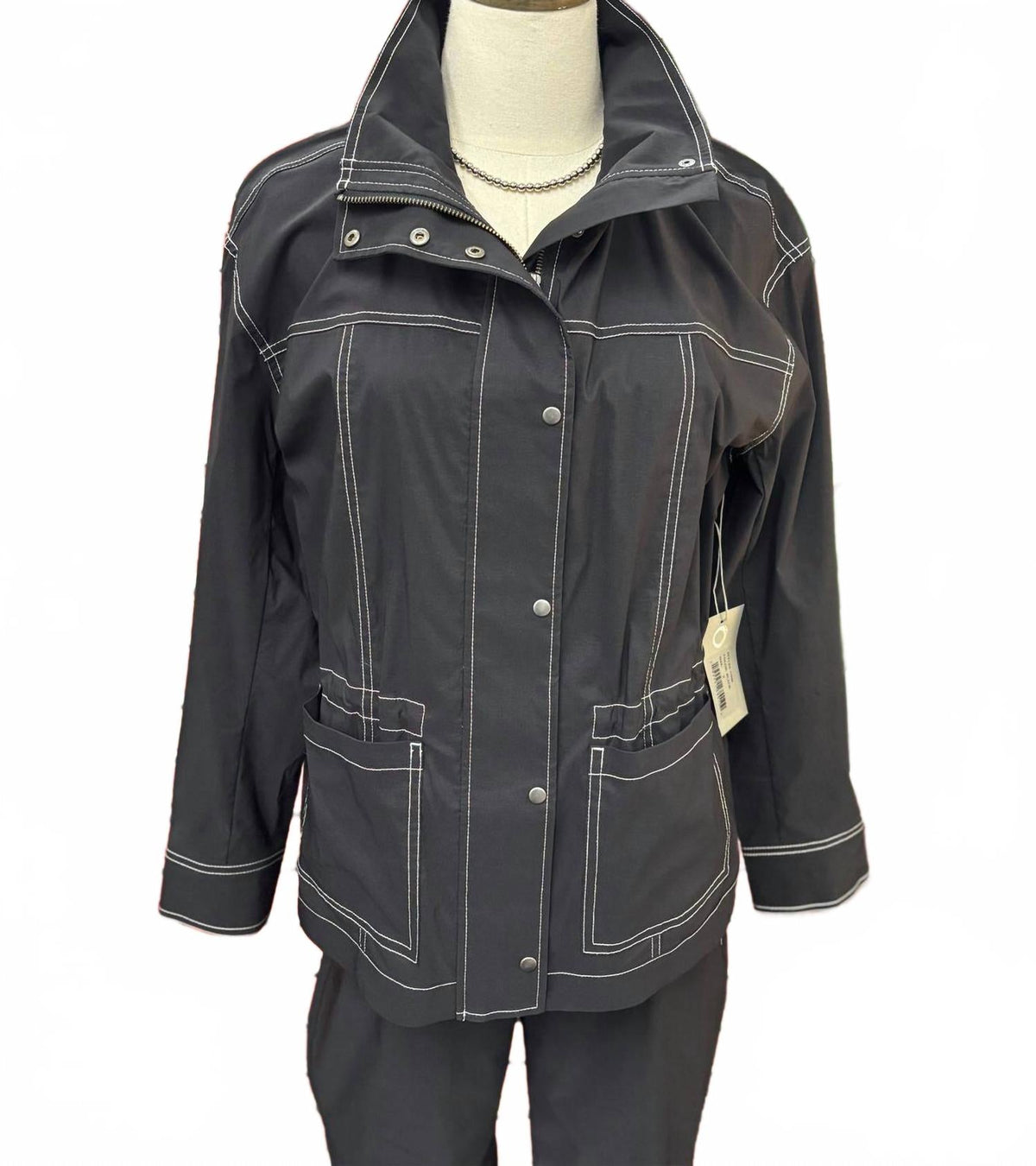 Women's Cool Tech Utility Jacket In Black