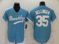 Men's Los Angeles Dodgers Cody Bellinger #35 Light Blue Replica Baseball jersey