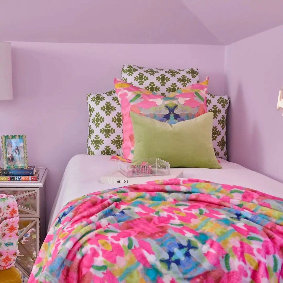 Paradise Fleece Blanket In Pink