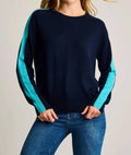 Stripefull Sweater In Midnight