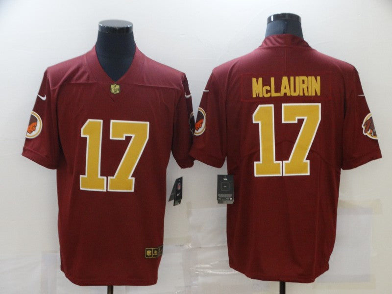 Men's Washington Commanders Terry Mclaurin #17 Red Player Game jersey