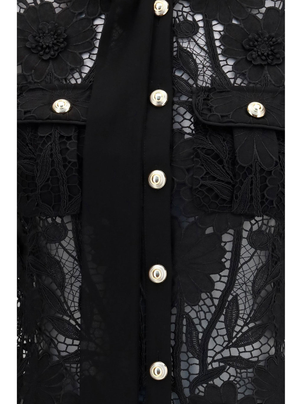 Self-Portrait Women Tie-Neck Top