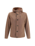 Herno Men Hooded Button-Front Jacket