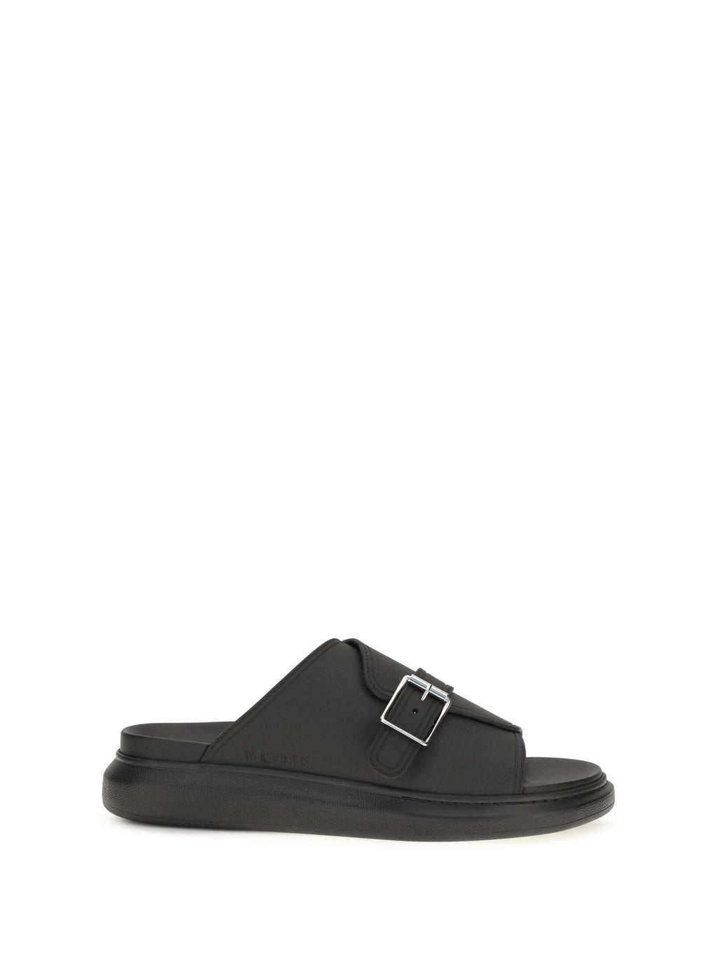 Alexander Mcqueen Men Buckle Slide Sandals