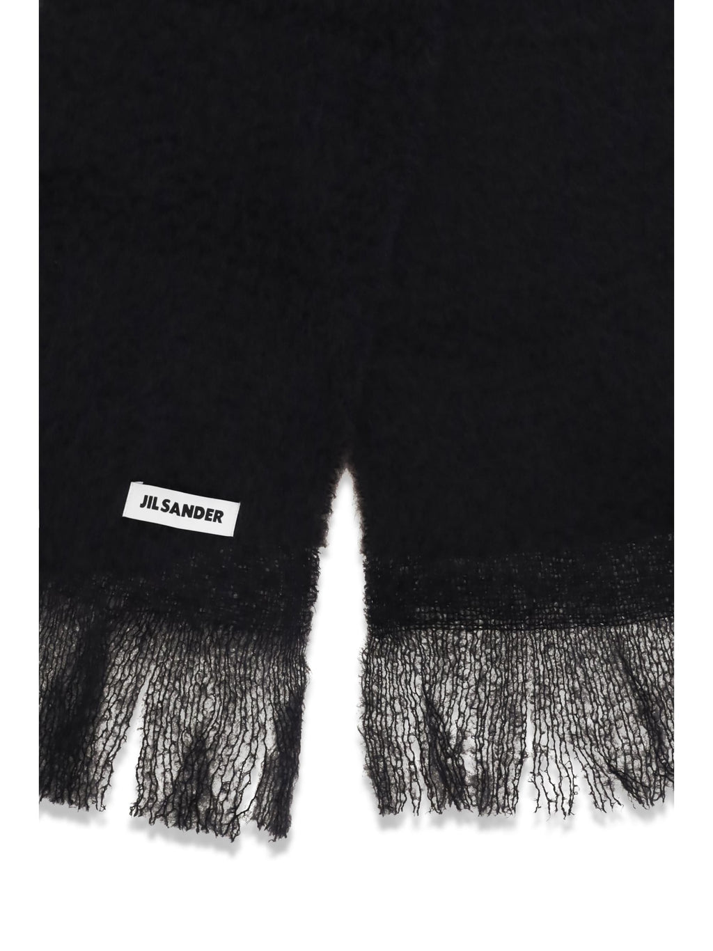 Jil Sander Women Wool Scarf With Logo