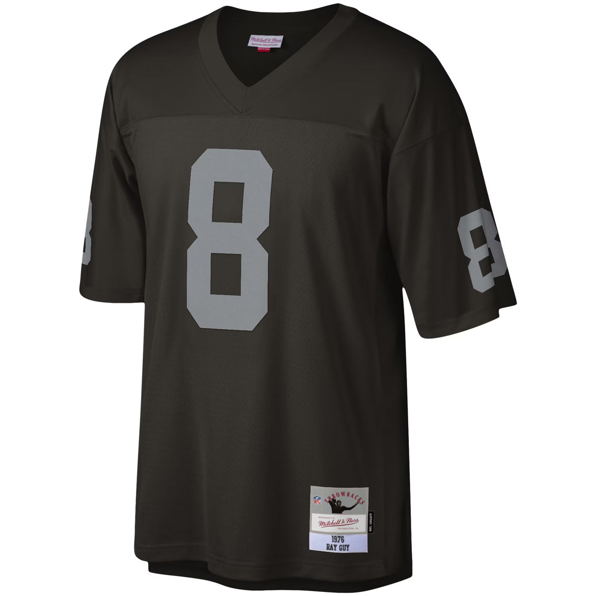 Las Vegas Raiders Ray Guy Mitchell & Ness Black Legacy Replica Jersey