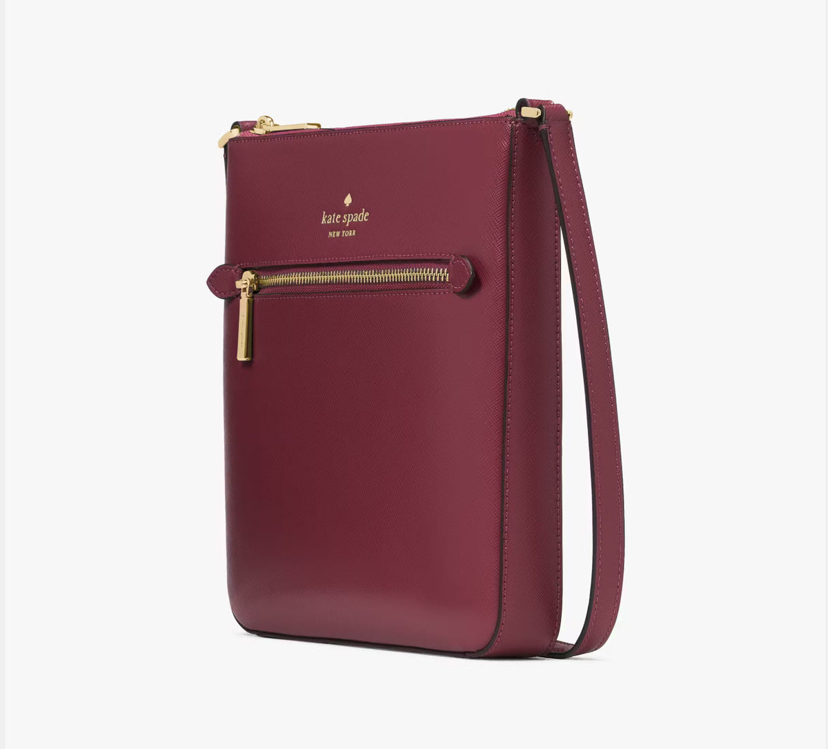 NWT Kate Spade Sadie Large Crossbody Leather Bag in Merlot