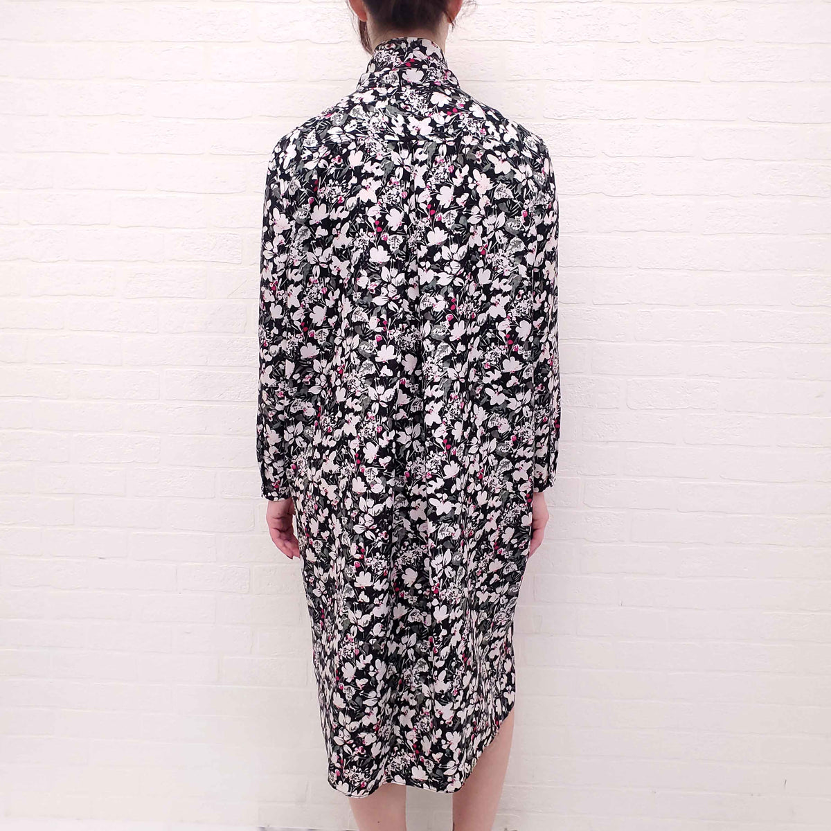ACNE STUDIOS FLORAL SILK DRESS - SIZE 40