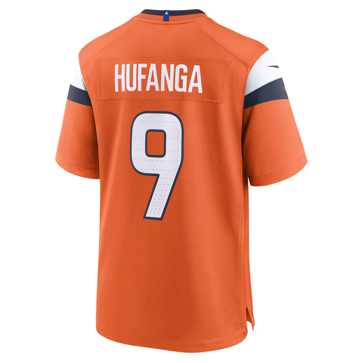 Denver Broncos Talanoa Hufanga Orange Team Game Jersey