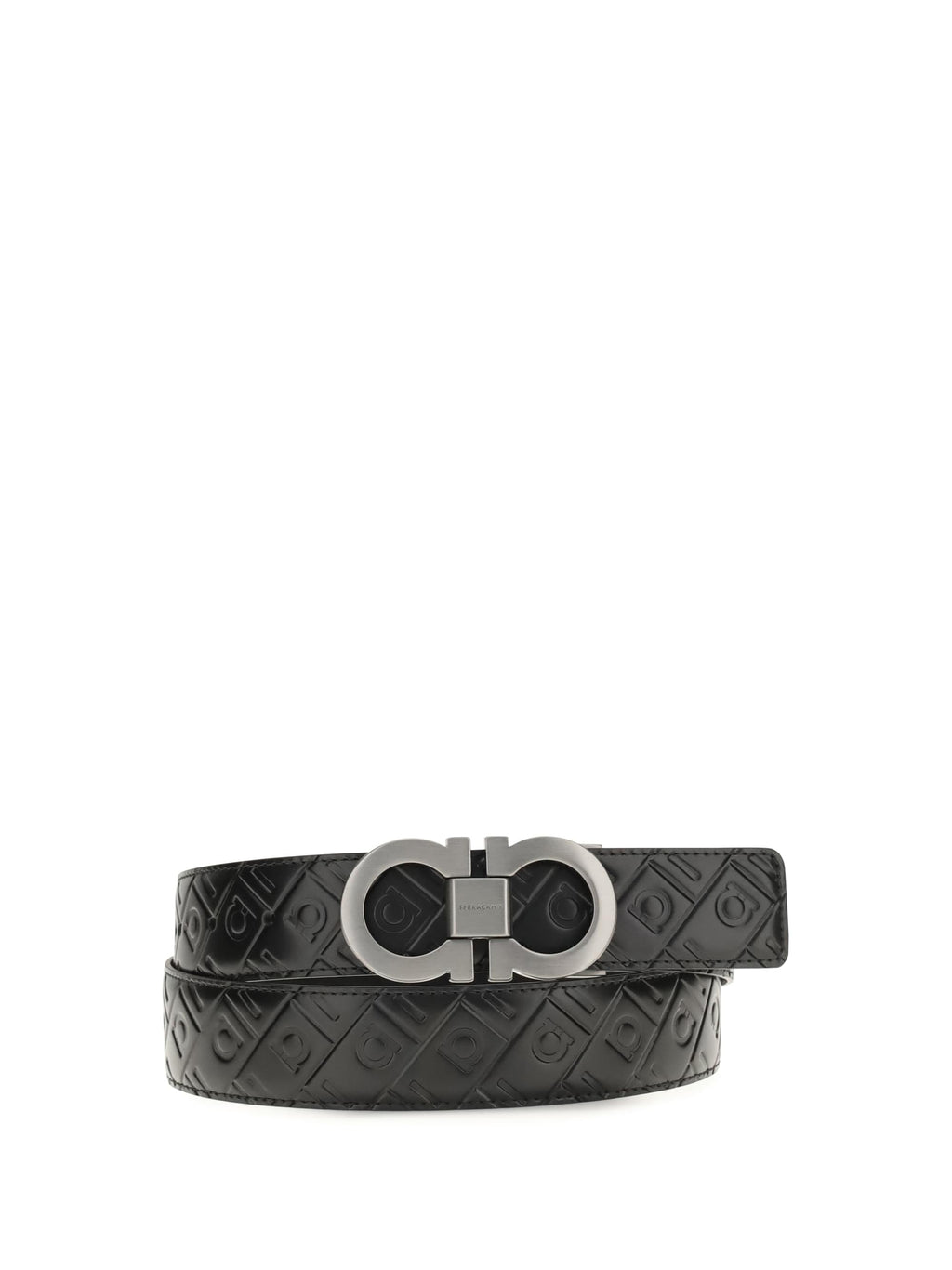 Ferragamo Men Reversible Leather Gancini Belt