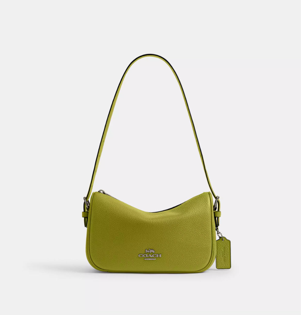 NWT Coach Leather Kailey Shoulder Bag In Bright Olive