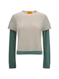 Guest In Residence Women Layered Sweater