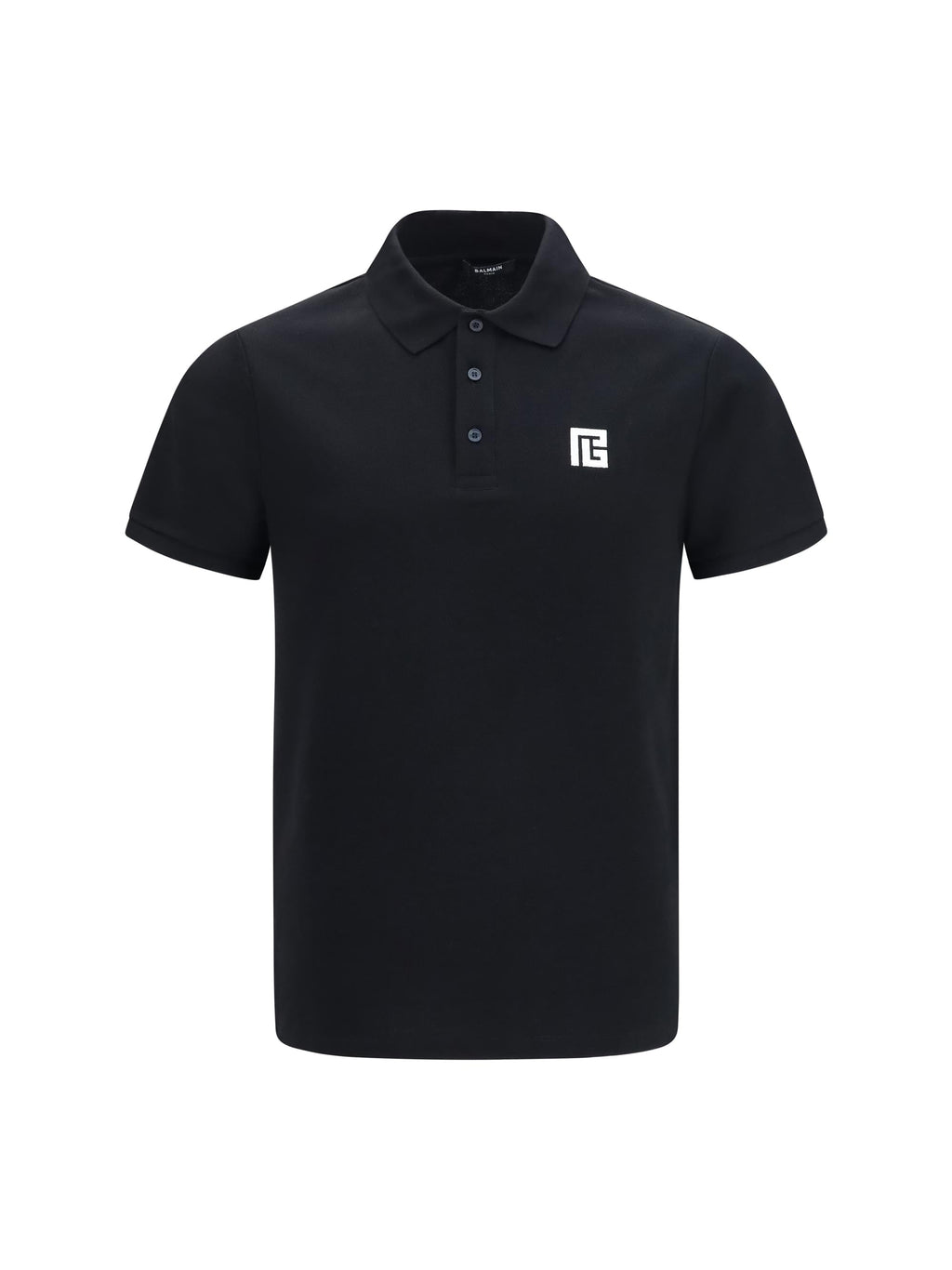 Balmain Men Pb Embroidered Logo Polo