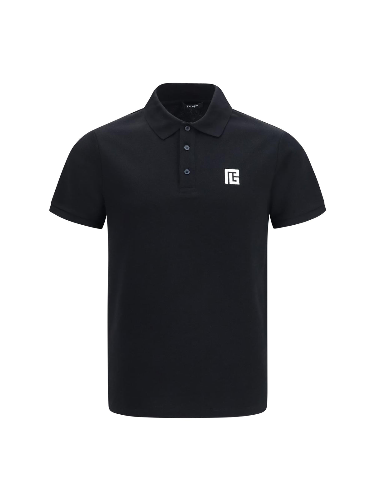 Balmain Men Pb Embroidered Logo Polo