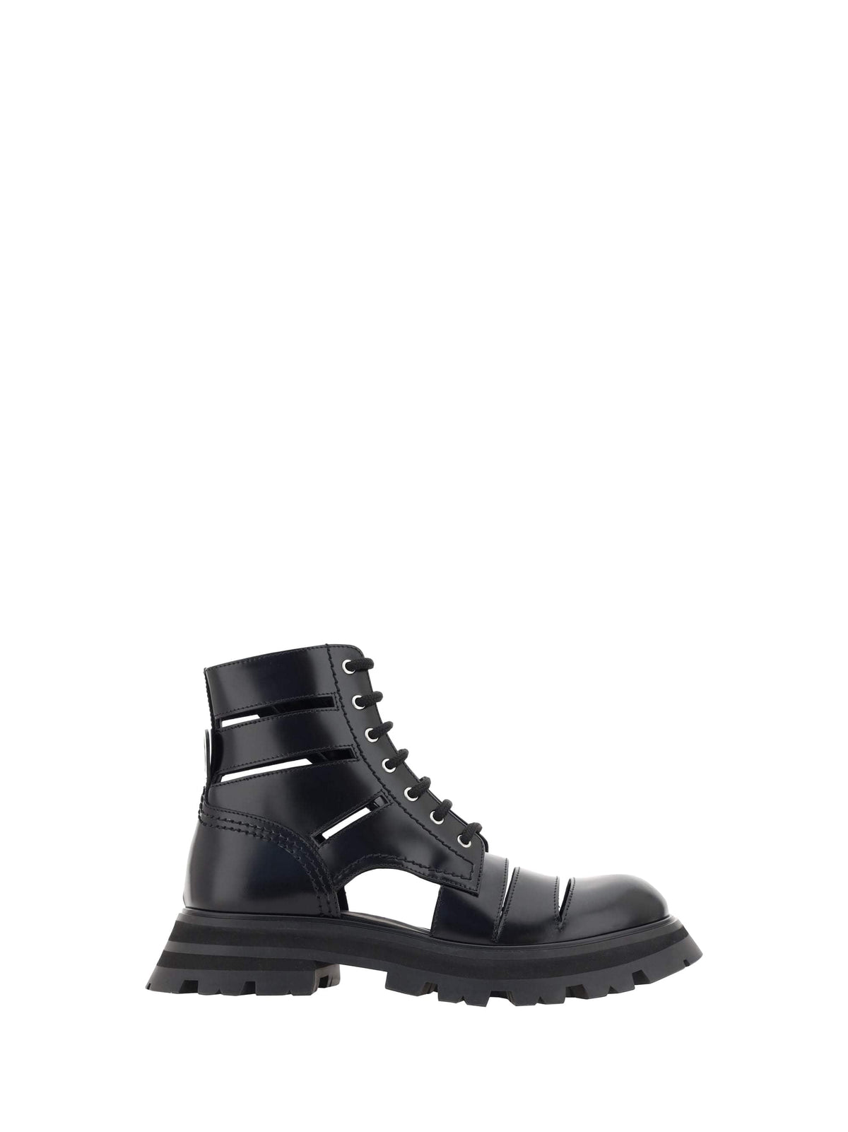 Alexander Mcqueen Women Wander Combat Boots