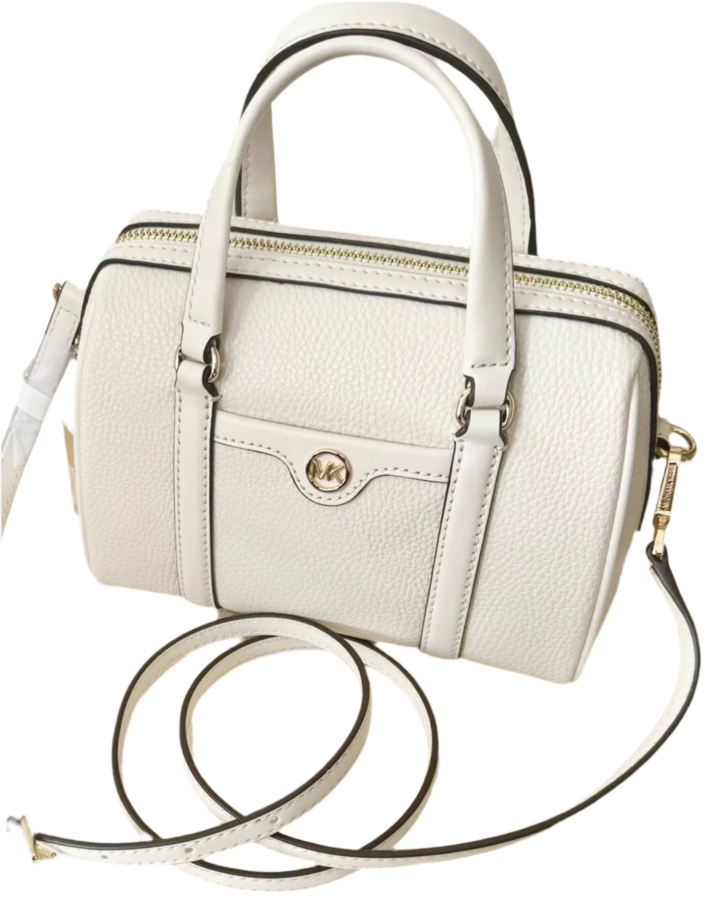 NWT Michael Kors Leather Small Duffle Crossbody Handbag